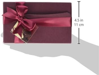 Hamiltons Burgundy Luxury Belgian Ballotin 24 Handmade Chocolates Gift Box