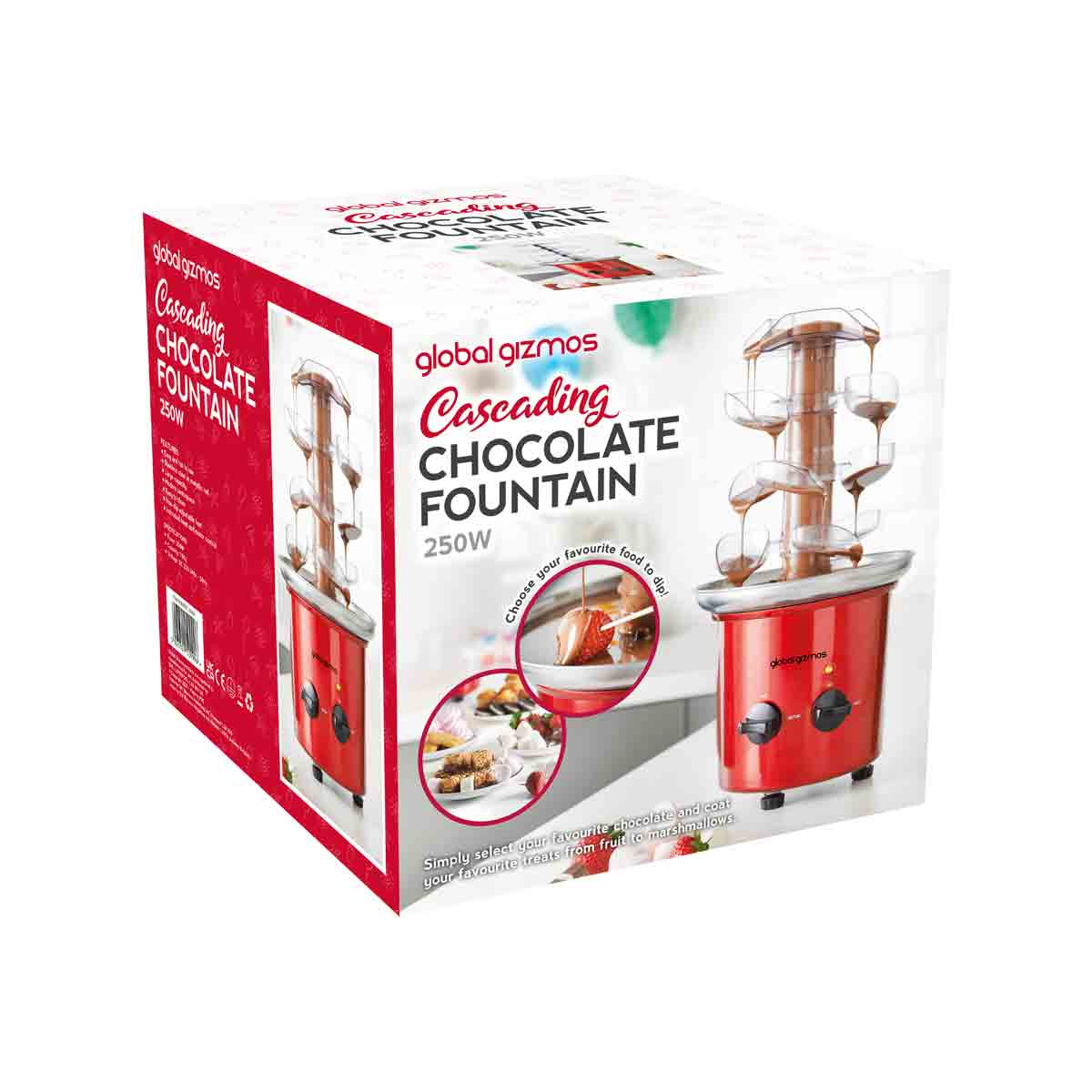 Global Gizmos Cascading Chocolate Fountain
