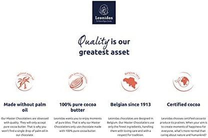 Leonidas Belgian Chocolates: General Assortment Blue Box 16 pc, 245g (Approx) - Chocolate Gifts Heaven