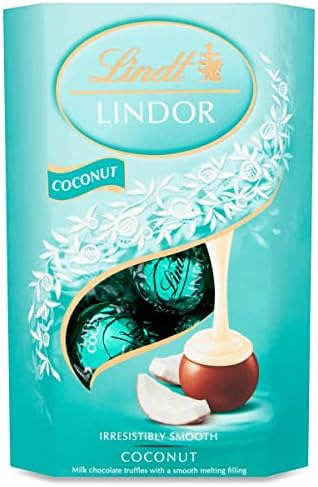 Lindt Lindor Coconut Milk Chocolate Truffles (200g) - Pack of 2 - Chocolate Gifts Heaven