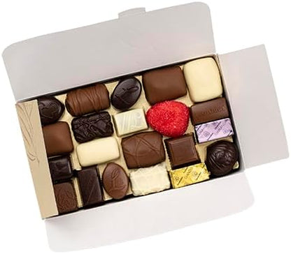Leonidas Belgian Chocolates, Complimentary Fudge Slab, Assorted Wrapped Box