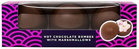 Kingsbridge Hot Chocolate Bombes - Belgian Milk Choc & Marshmallows - Chocolate Gifts Heaven