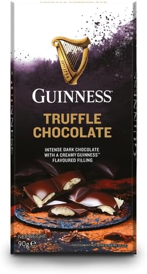 Guinness Dark Chocolate Truffle Bar 90g