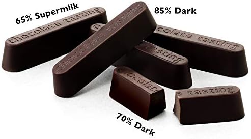 Hotel Chocolat Dark Chocolate Baton Library - 45 High-Cacao Chocolates, 365g - Chocolate Box - Suitable for Vegetarians - Gifts For Birthday, Thank You, Congratulations, Anniversary