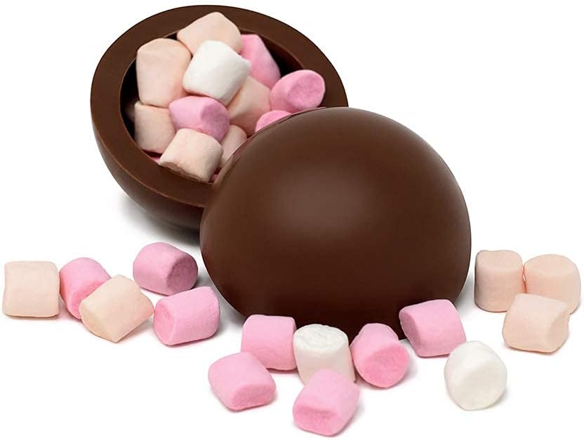 Kingsbridge Hot Chocolate Bombes - Belgian Milk Choc & Marshmallows - Chocolate Gifts Heaven