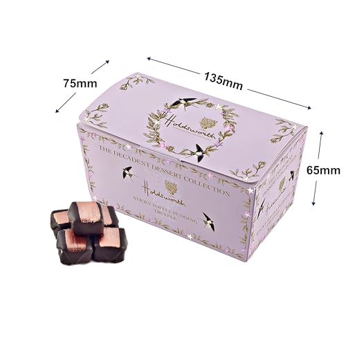 Holdsworth Chocolates - Decadent Dessert - Sticky Toffee Pudding Handmade Truffles - 110g - Chocolate Gifts Heaven
