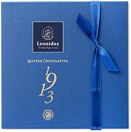 Leonidas Belgian Chocolates: General Assortment Blue Box 16 pc, 245g (Approx) - Chocolate Gifts Heaven