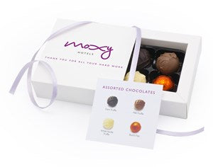 Branded 4 Chocolate Box Sleeve - Chocolate Gifts Heaven