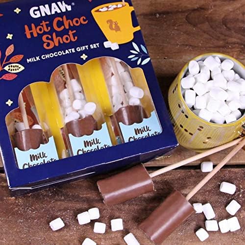 Gnaw Milk Hot Choc Shot Chocolate Gift Set 150 g - Chocolate Gifts Heaven