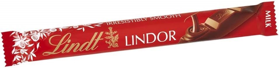Lindt LINDOR Milk Chocolate Bars 38 g (Pack Of 24) - Chocolate Gifts Heaven