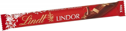 Lindt LINDOR Milk Chocolate Bars 38 g (Pack Of 24) - Chocolate Gifts Heaven