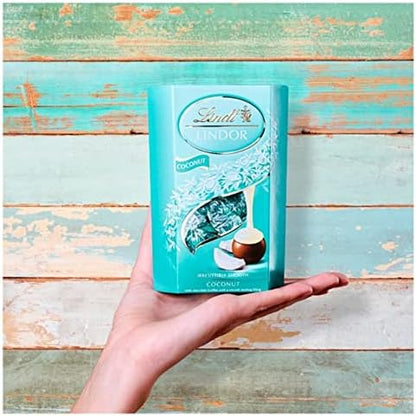 Lindt Lindor Coconut Milk Chocolate Truffles (200g) - Pack of 2 - Chocolate Gifts Heaven