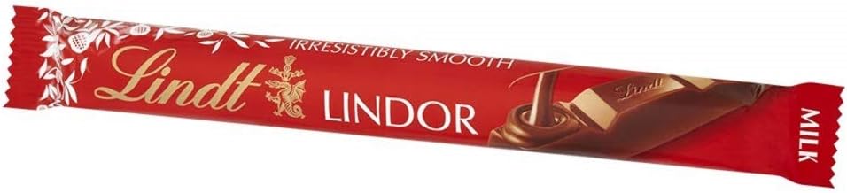Lindt LINDOR Milk Chocolate Bars 38 g (Pack Of 24) - Chocolate Gifts Heaven