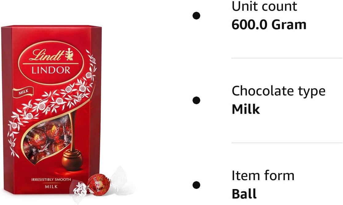 Lindt Lindor Milk Chocolate Truffles Box Extra Large - Chocolate Gifts Heaven