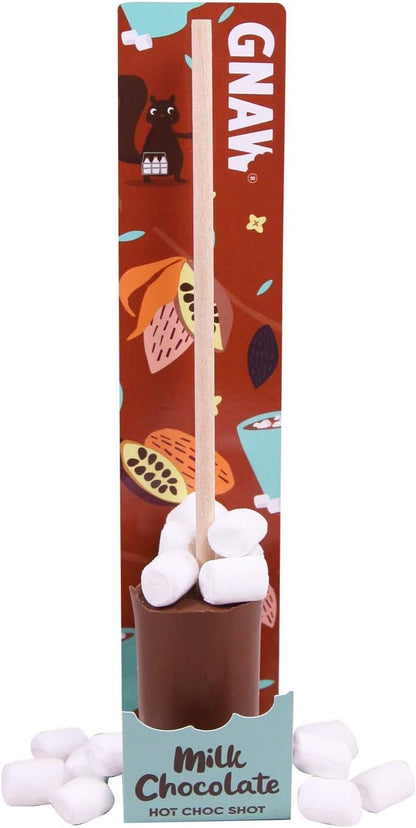 Gnaw Milk Hot Choc Shot Chocolate Gift Set 150 g - Chocolate Gifts Heaven