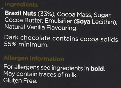 Beech's Fine Chocolate Dark Chocolate Brazils, 145 g - Chocolate Gifts Heaven