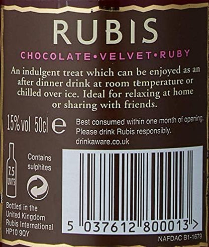 Rubis Chocolate Wine in gift box, 50cl, 15% ABV