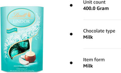 Lindt Lindor Coconut Milk Chocolate Truffles (200g) - Pack of 2