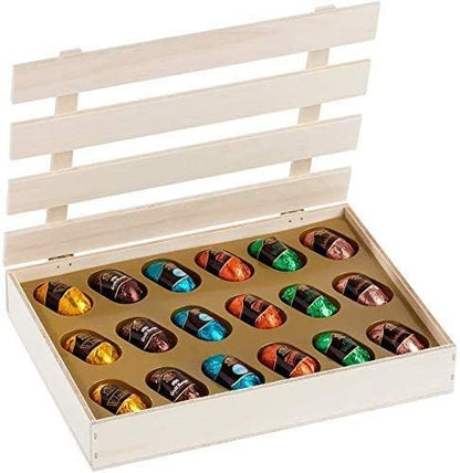 Leonidas Pure Dark Belgian Chocolate Liquors Crate, 18 pieces Assorted Liquors