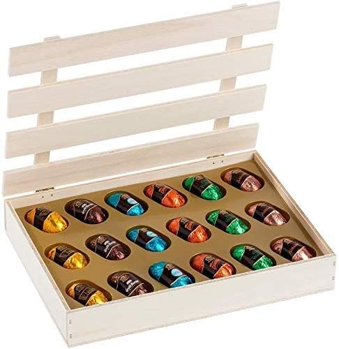 Leonidas Pure Dark Belgian Chocolate Liquors Crate, 18 pieces Assorted Liquors