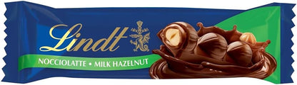 Lindt Milk Chocolate and Hazelnut Nocciolatte Bars, 35 g, Pack of 18 - Chocolate Gifts Heaven