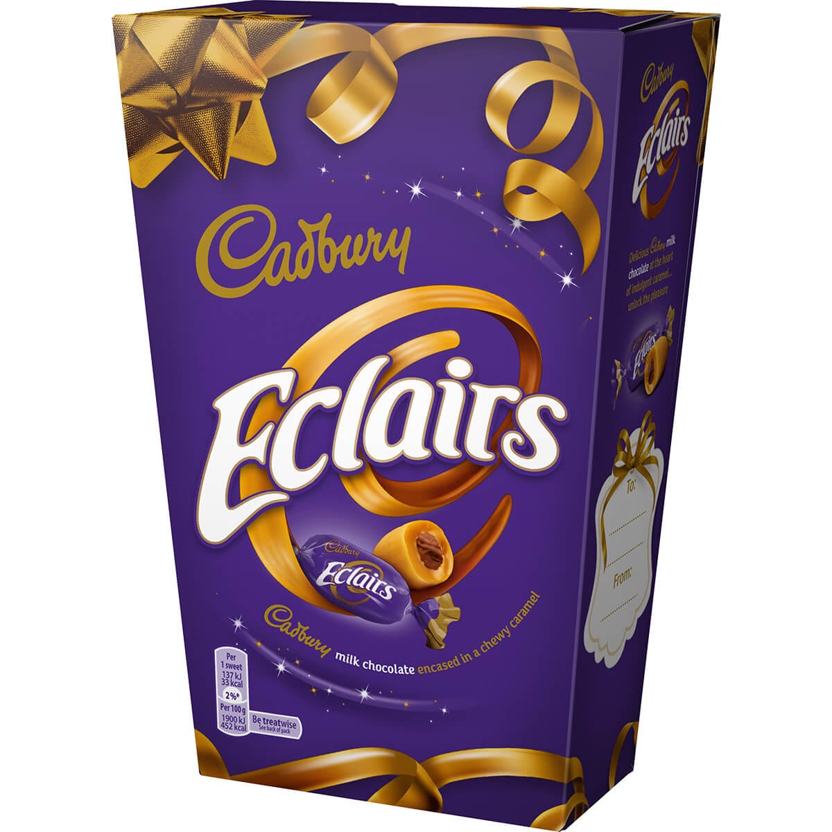 Cadbury Chocolate Eclairs Carton 350g - Chocolate Gifts Heaven