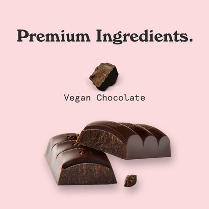 NICKS Dark Chocolate Vegan Keto Bars 1.1g Net Carbs, No Added Sugar, 107 Calories, Low Carb Sweets, Gluten Free Snack Bar (15x25g)