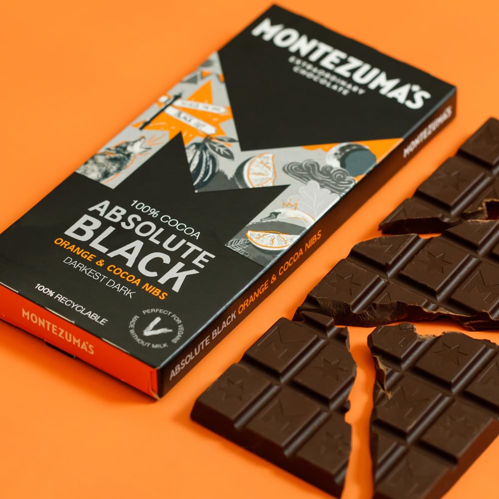 Montezuma's Absolute Black, 100% Cocoa - Chocolate Gifts Heaven