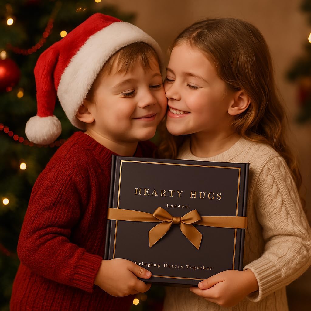 Hearty Hugs Luxury Birthday Chocolate Gift Box Hamper | 32 Premium Assorted Chocolates | Happy Birthday Gift for Her, Him, Kids, Teens, Mum, Dad, Wife, Husband, Son, Daughter, Grandma, Grandpa, Friend