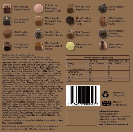 Holdsworth Chocolates Classics - Renaissance Collection - Chocolate Gifts Heaven