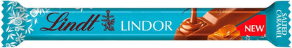 Lindt Lindor Salted Caramel Chocolate Bar 38 g (Pack of 24) - Chocolate Gifts Heaven
