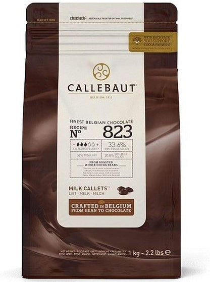Callebaut Chocolate Callets -Milk- 1 kg - Chocolate Gifts Heaven