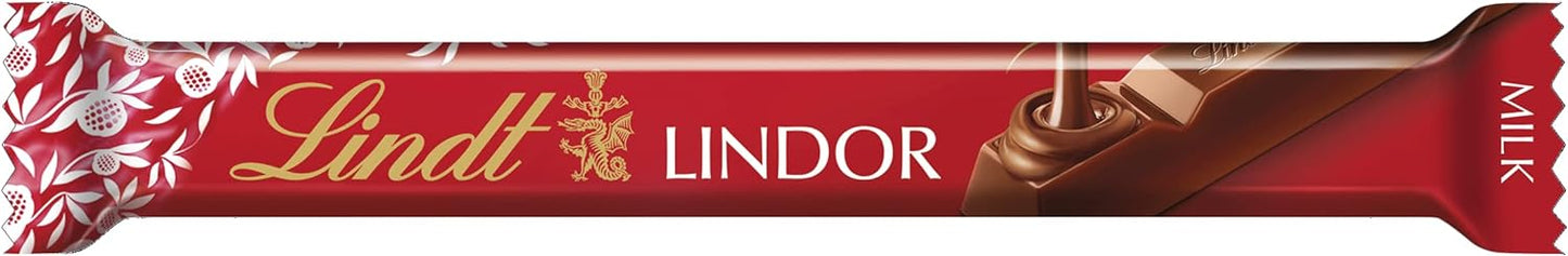 Lindt LINDOR Milk Chocolate Bars 38 g (Pack Of 24) - Chocolate Gifts Heaven