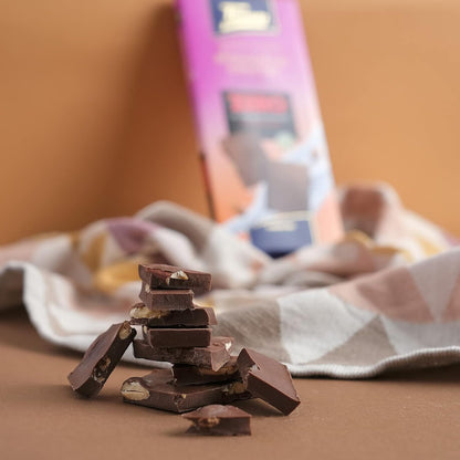 Tirma Zero No Added Sugars Milk Chocolate Bar with Whole Almonds - Chocolate Gifts Heaven