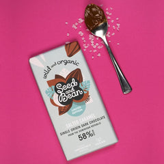 Seed and Bean Limited Edition Organic Salted Caramel Dark Chocolate Bar