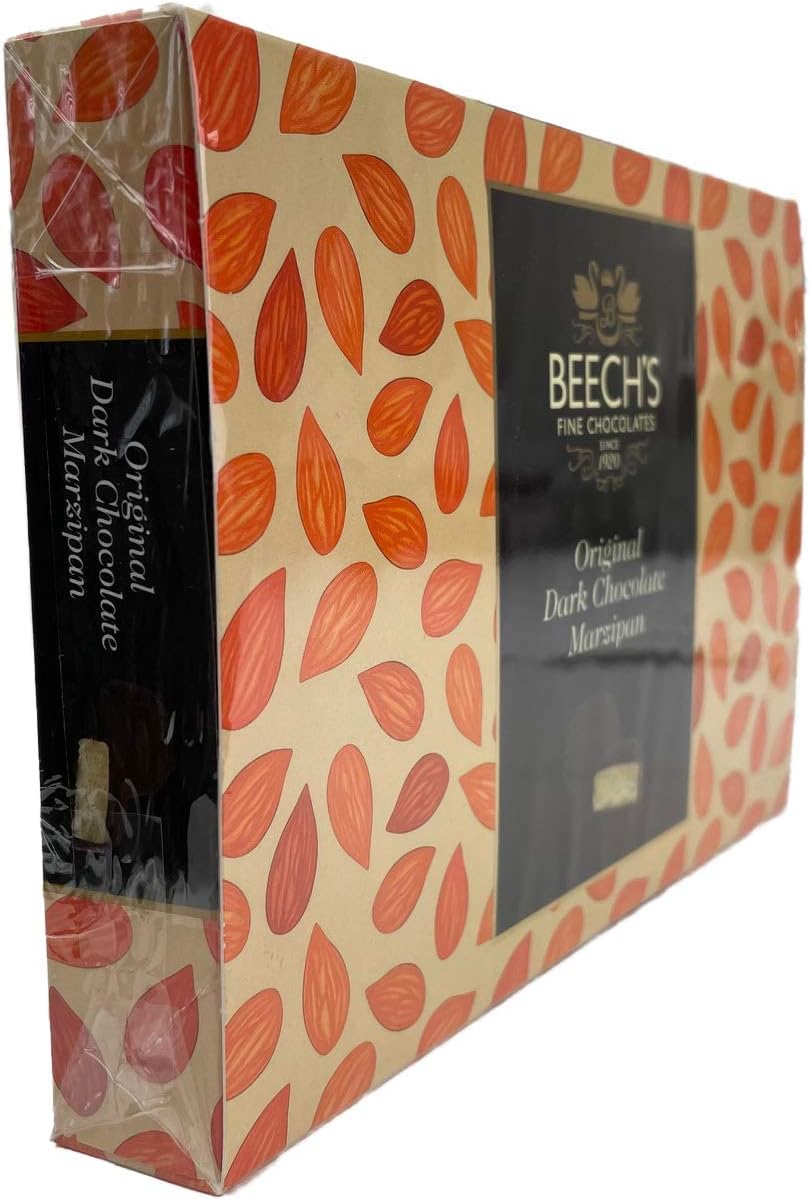 Beech's Dark Chocolate Marzipan, 150g - Smooth Almond Marzipan in Dark Chocolate