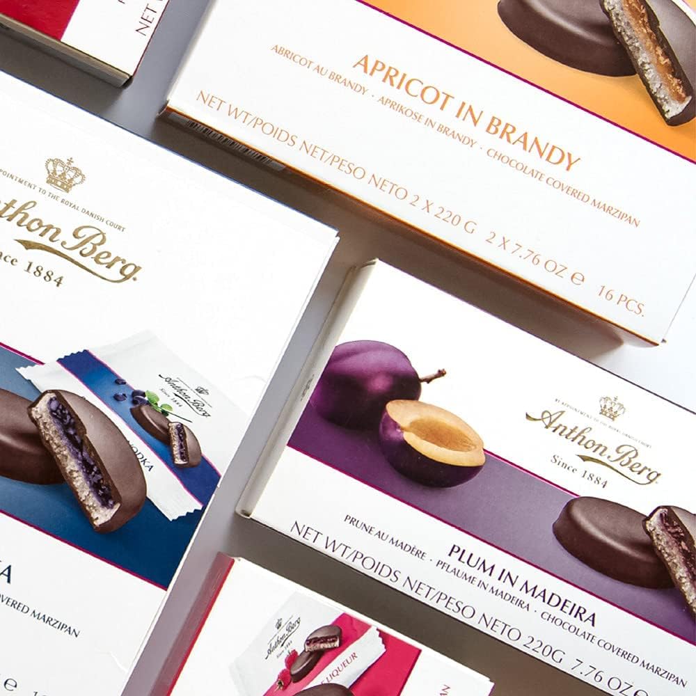 Anthon Berg - Marzipan Covered in Dark Chocolate - Chocolate Gifts Heaven