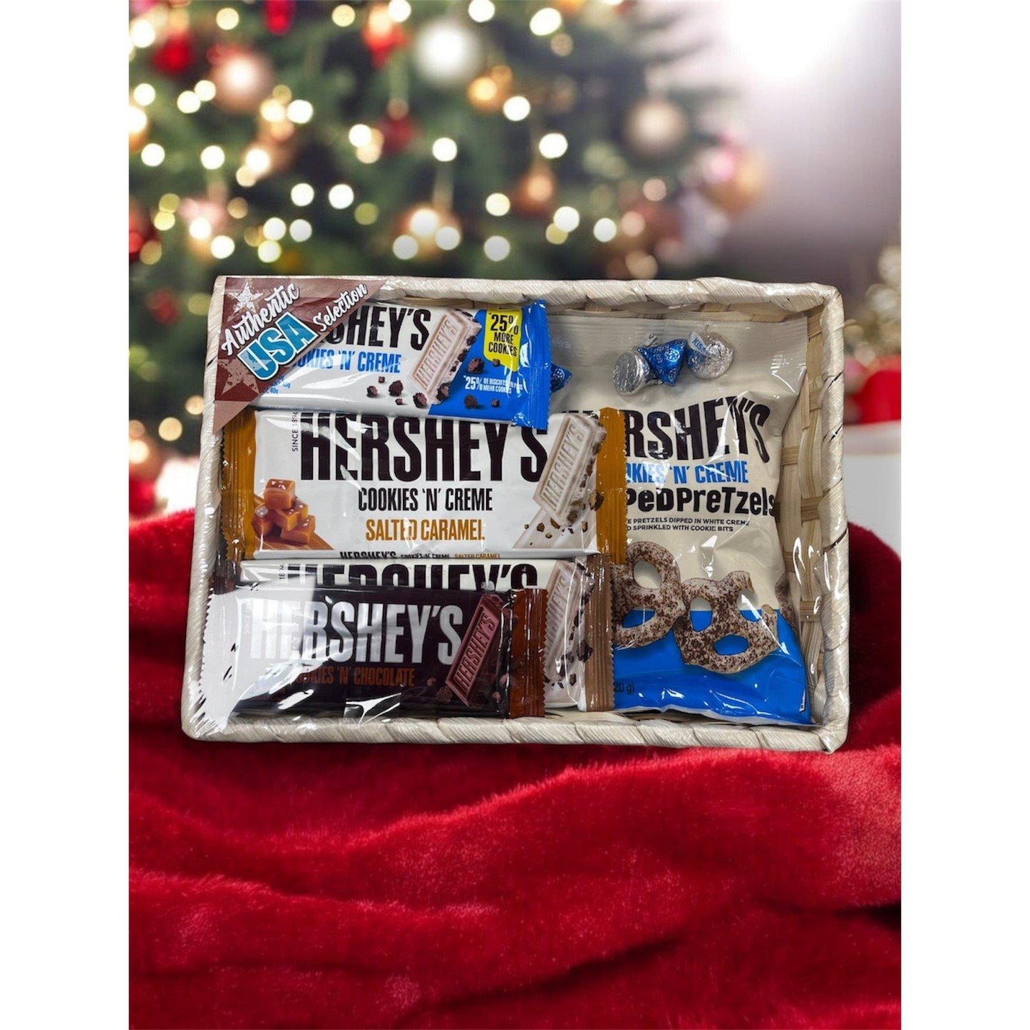 Hershey’s Chocolate Hamper – The All-American Indulgence! - Luxury American Chocolates & Indulgent Treats, Iconic Bars, Cookies & Creamy Favourites