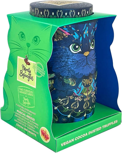 Monty Bojangles Cocoa Nib Nights Cat Tin - Chocolate Gifts Heaven
