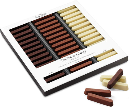 Milk To White Chocolate Baton Library Chocolate Box, 365g - Chocolate Gifts Heaven