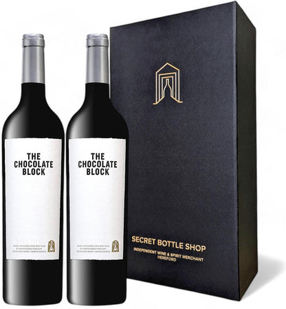 The Chocolate Block Red Wine Duo Gift Boxed 75cl