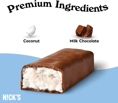 NICKS Coconut Keto Chocolate Bars No Added Sugar 175 Calories