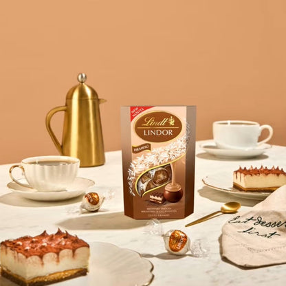 Tiramisu & Pistachio Chocolate Truffles for Gifts - Limited Edition Milk Chocolate 200g Smooth Pistachio & 200g Tiramisu Filling Chocolate Balls.