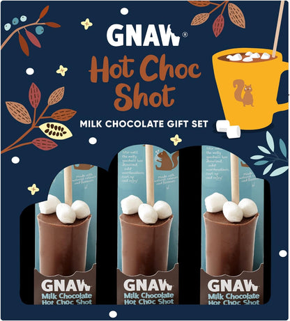 Gnaw Milk Hot Choc Shot Chocolate Gift Set 150 g - Chocolate Gifts Heaven