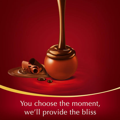 Lindt Lindor Double Chocolate Truffles Box - Approx 16 balls - Chocolate Gifts Heaven