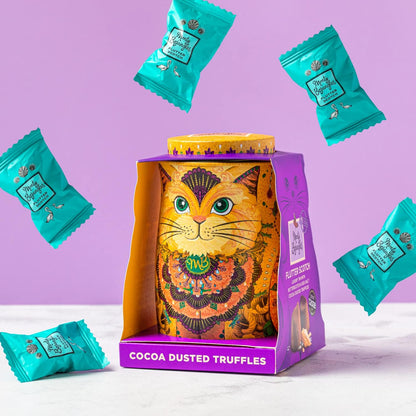 Monty Bojangles Flutter Scotch Cat Tin - Chocolate Gifts Heaven