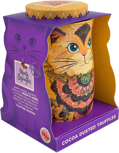 Monty Bojangles Flutter Scotch Cat Tin - Chocolate Gifts Heaven