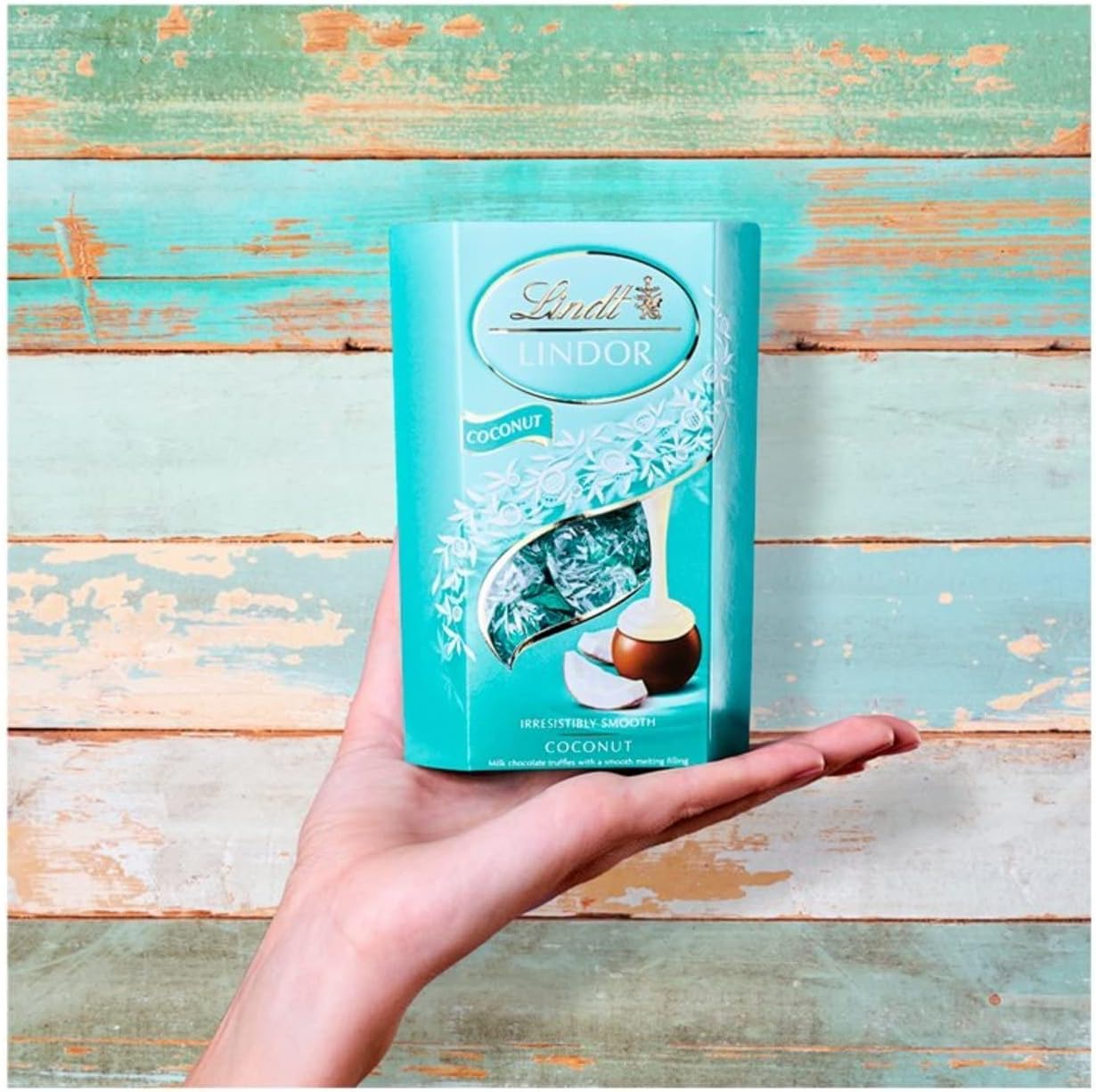 Lindt Lindor Coconut Milk Chocolate Truffles (200g) - Pack of 2 - Chocolate Gifts Heaven