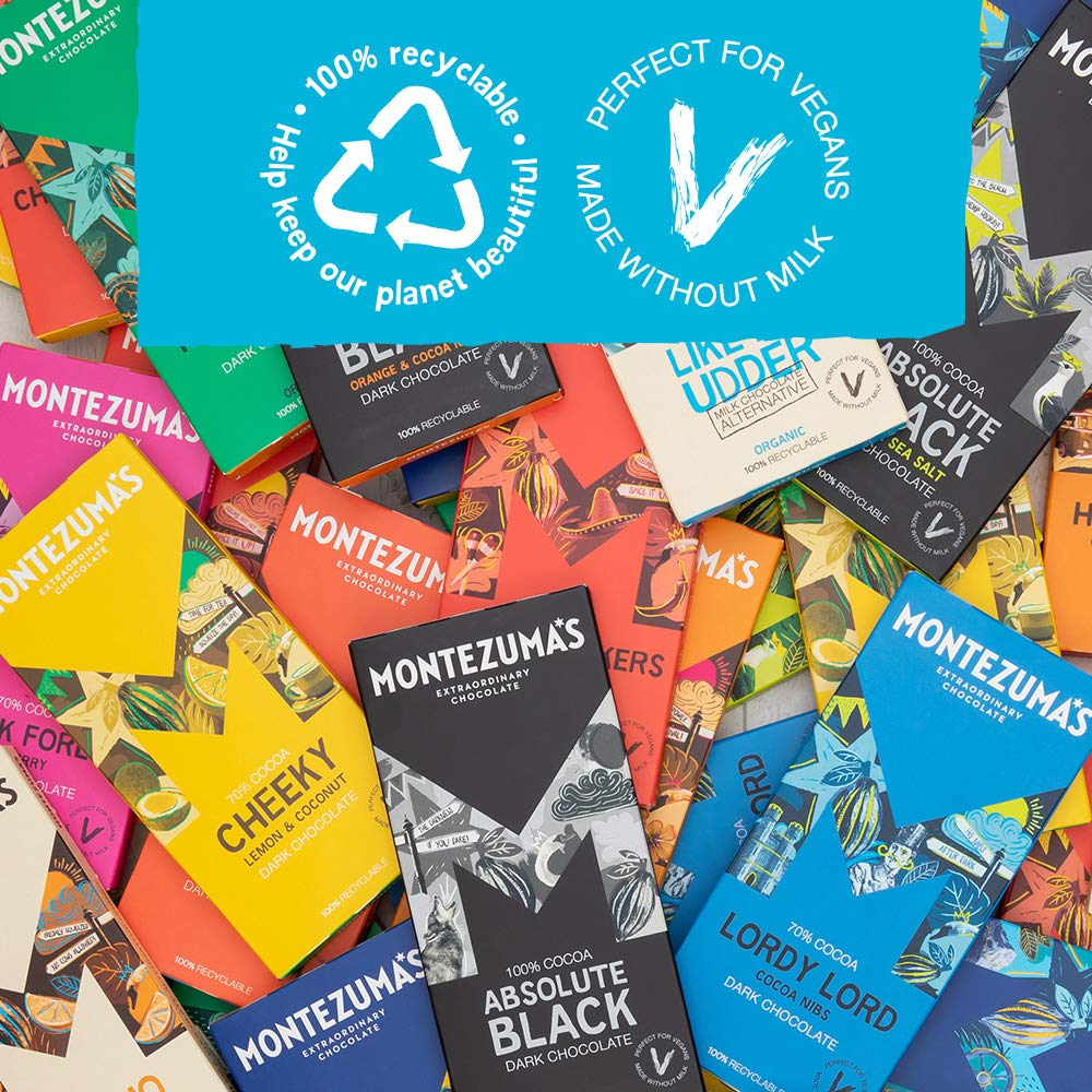 Montezuma's Absolute Black, 100% Cocoa - Chocolate Gifts Heaven