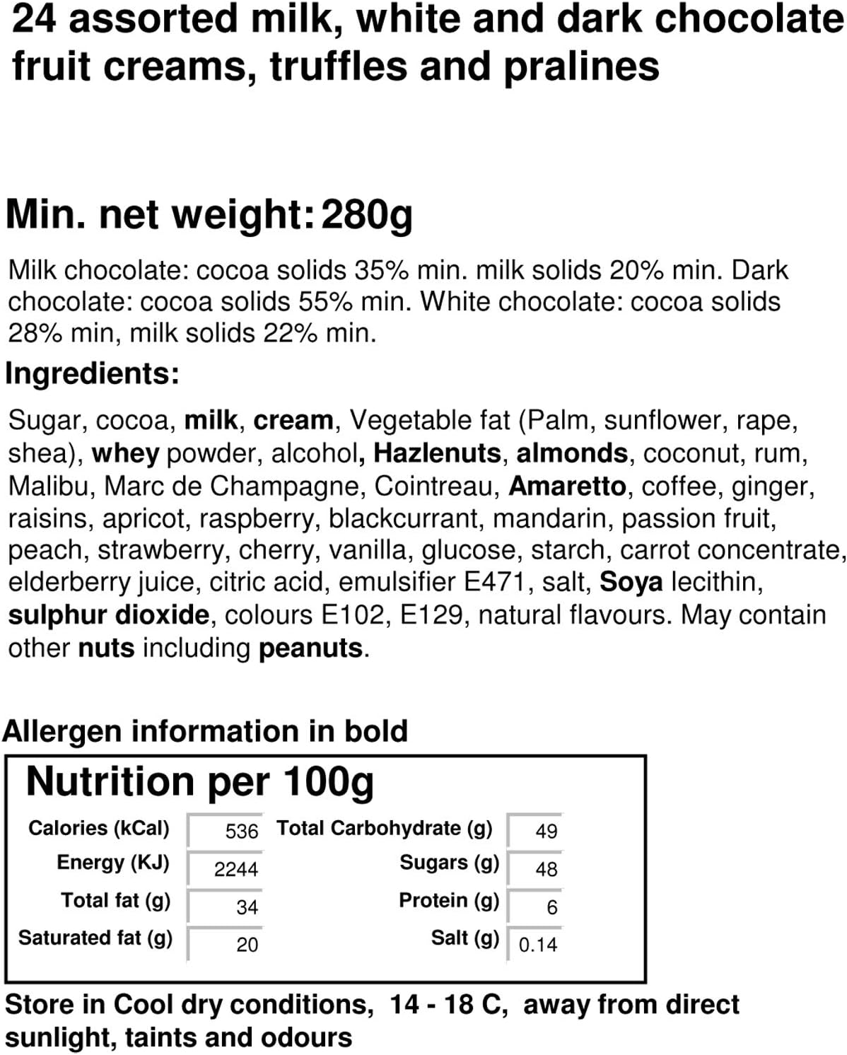 Hamiltons Burgundy Luxury Belgian Ballotin 24 Handmade Chocolates Gift Box